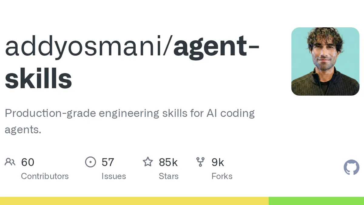 Production-grade engineering skills for AI coding agents. - addyosmani/agent-skills