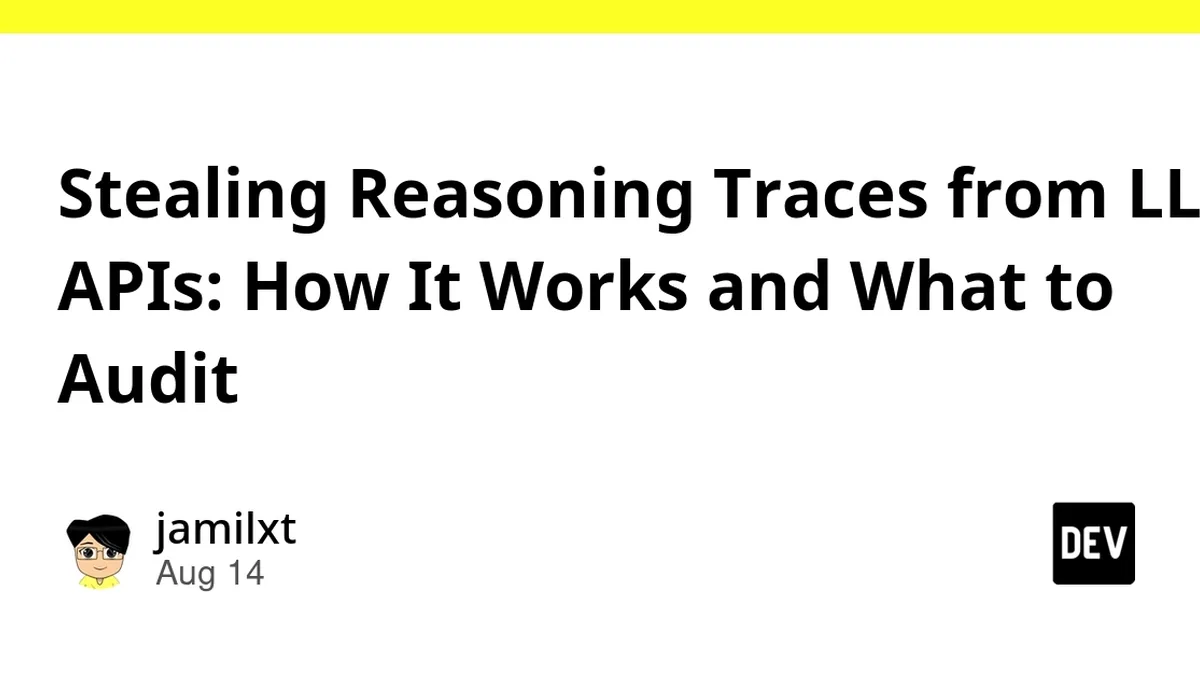 Stealing Reasoning Traces from LLM APIs: How It Works and What to Audit