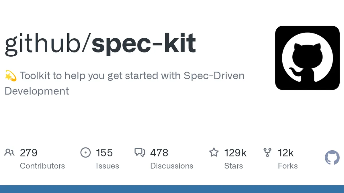💫 Toolkit to help you get started with Spec-Driven Development - github/spec-kit