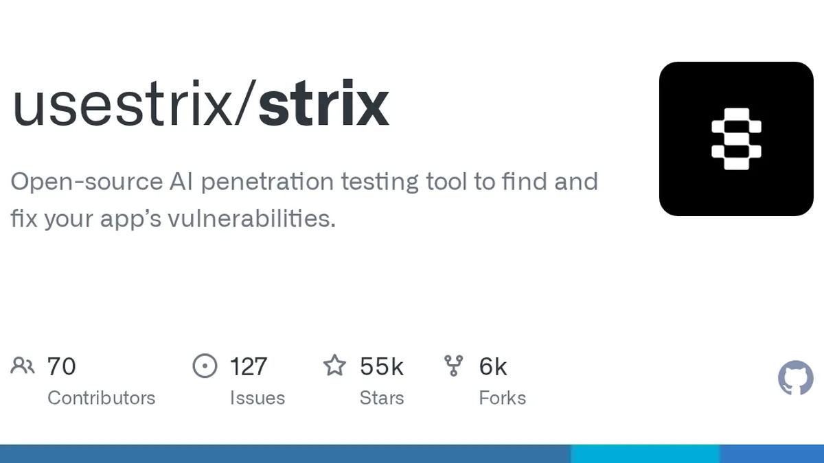 Open-source AI penetration testing tool to find and fix your app’s vulnerabilities. - usestrix/strix