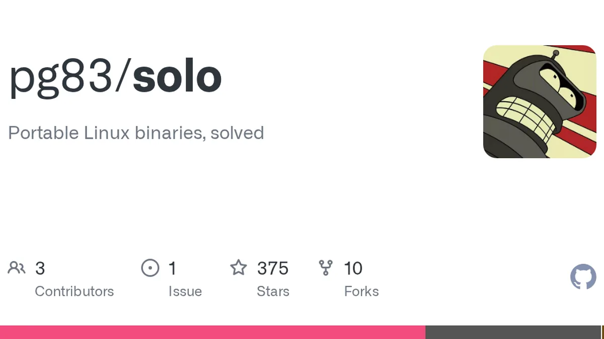 Portable Linux binaries, solved. Contribute to pg83/solo development by creating an account on GitHub.