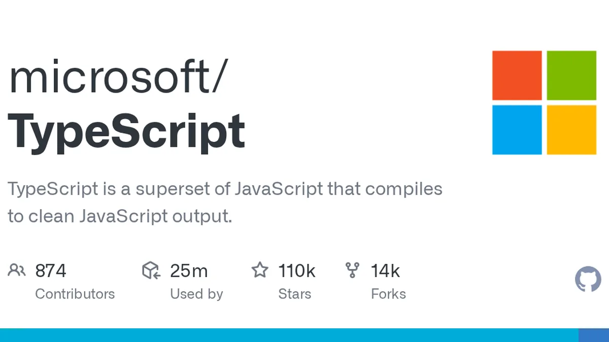 TypeScript is a superset of JavaScript that compiles to clean JavaScript output. - microsoft/TypeScript