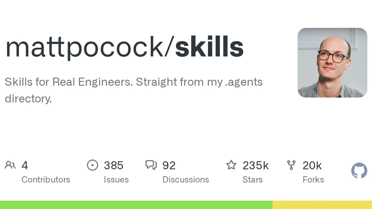 Skills for Real Engineers. Straight from my .agents directory. - mattpocock/skills