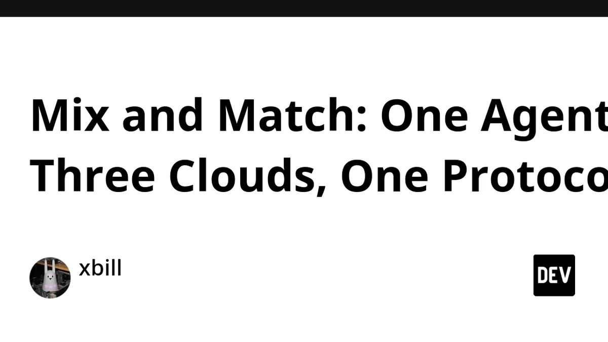 Mix and Match: One Agent, Three Clouds, One Protocol