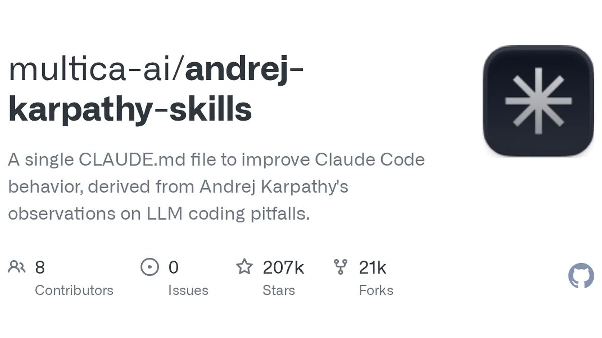 A single CLAUDE.md file to improve Claude Code behavior, derived from Andrej Karpathy's observations on LLM coding pitfalls. - multica-ai/andrej-karpathy-skills