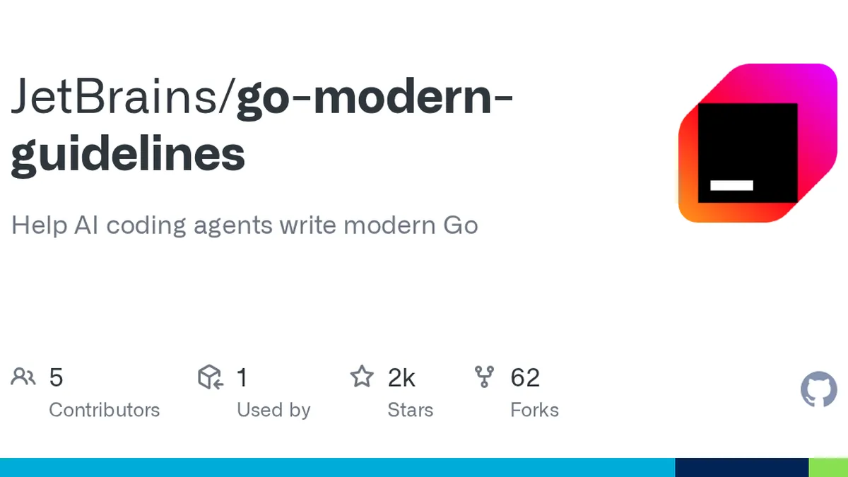 Help AI coding agents write modern Go. Contribute to JetBrains/go-modern-guidelines development by creating an account on GitHub.
