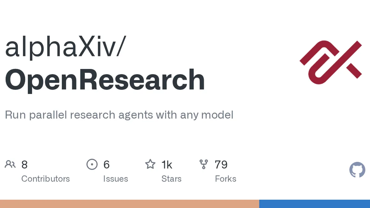 Run parallel research agents with any model. Contribute to alphaXiv/OpenResearch development by creating an account on GitHub.