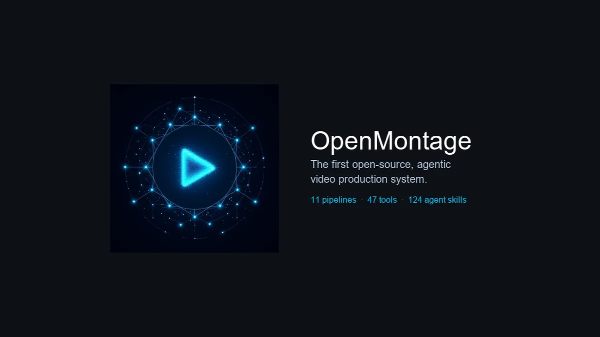 World&#39;s first open-source, agentic video production system. 12 production pipelines, 100+ tools, 700+ agent skill and production-knowledge files. Turn your AI coding assistant into a full video...