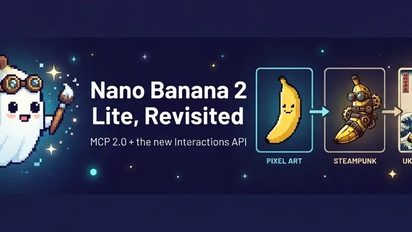 Nano Banana 2 Lite, Revisited: MCP 2.0, the New Interactions API, and Three Agent CLIs