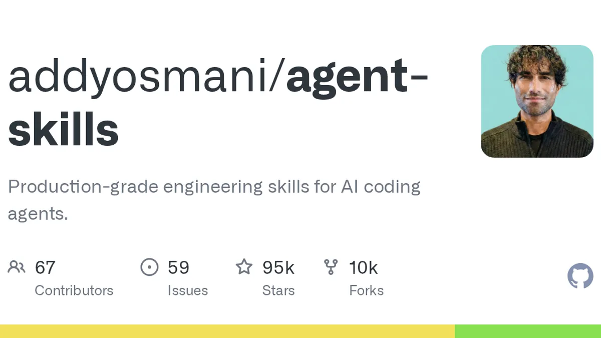 Production-grade engineering skills for AI coding agents. - addyosmani/agent-skills