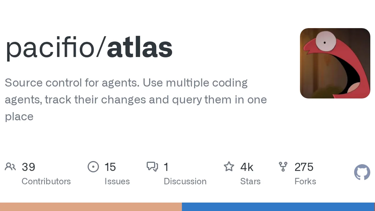 Source control for agents. Use multiple coding agents, track their changes and query them in one place - pacifio/atlas
