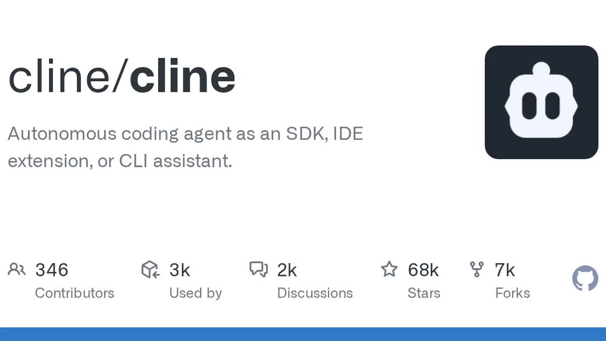 Autonomous coding agent as an SDK, IDE extension, or CLI assistant. - cline/cline