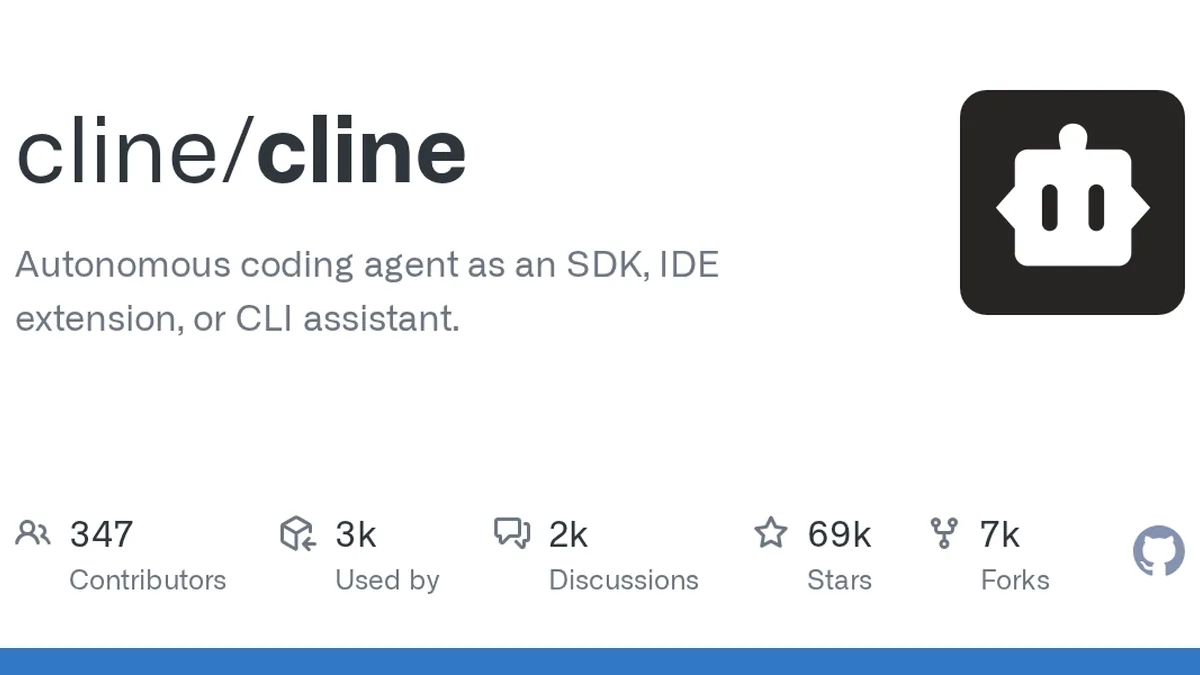 Autonomous coding agent as an SDK, IDE extension, or CLI assistant. - cline/cline