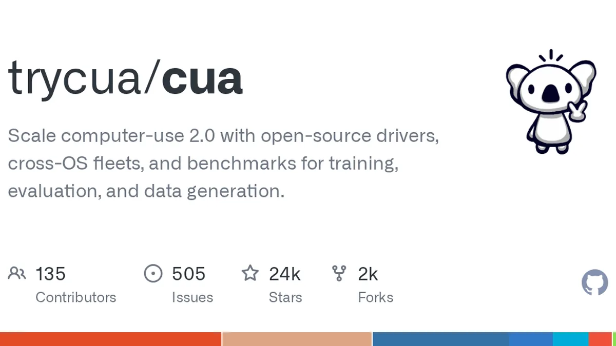 Scale computer-use 2.0 with open-source drivers, cross-OS fleets, and benchmarks for training, evaluation, and data generation. - trycua/cua