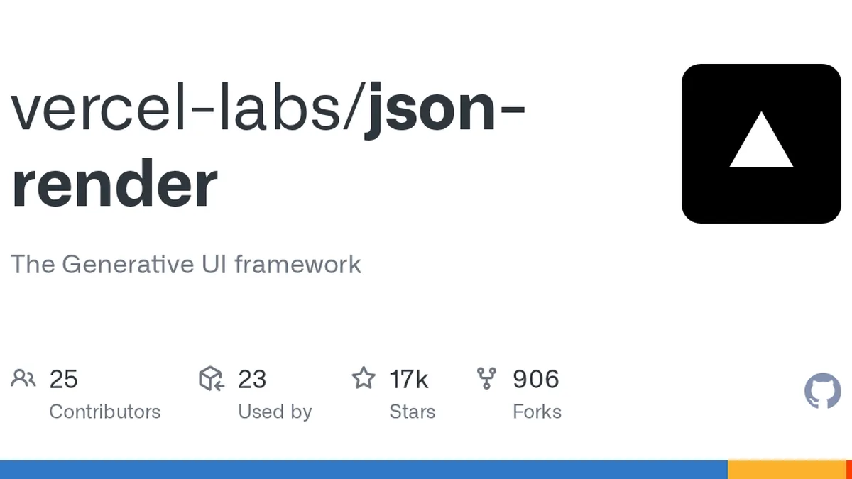 The Generative UI framework. Contribute to vercel-labs/json-render development by creating an account on GitHub.