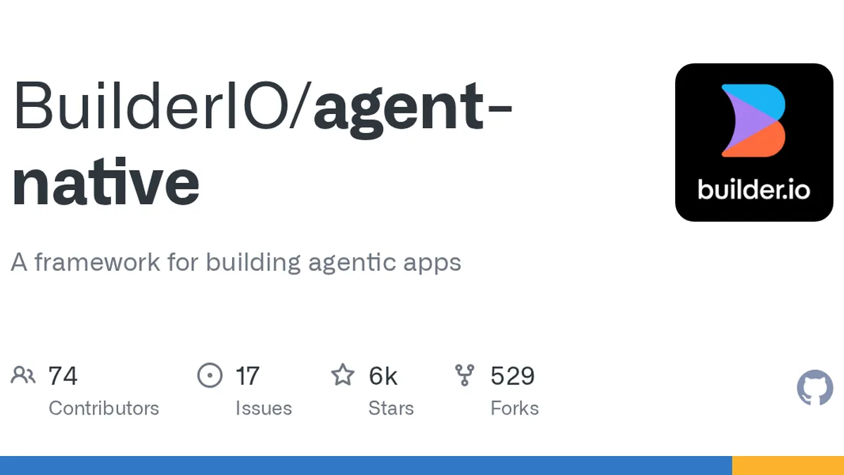 A framework for building agentic apps. Contribute to BuilderIO/agent-native development by creating an account on GitHub.