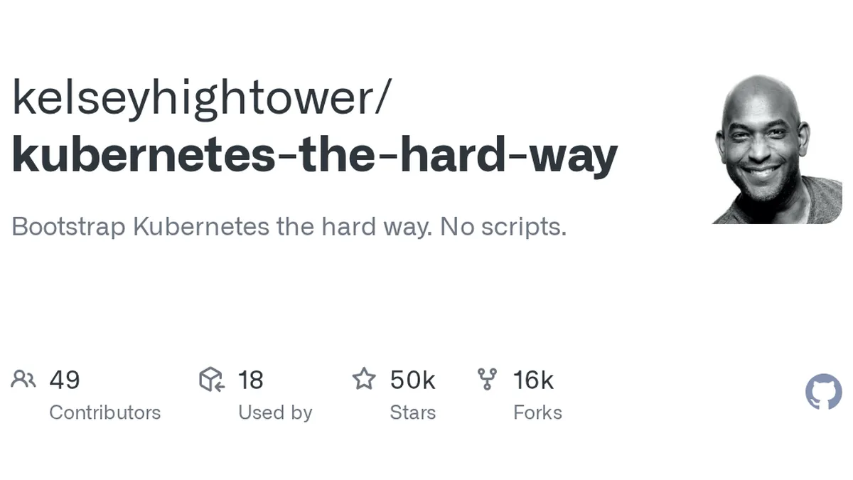 Bootstrap Kubernetes the hard way. No scripts. Contribute to kelseyhightower/kubernetes-the-hard-way development by creating an account on GitHub.