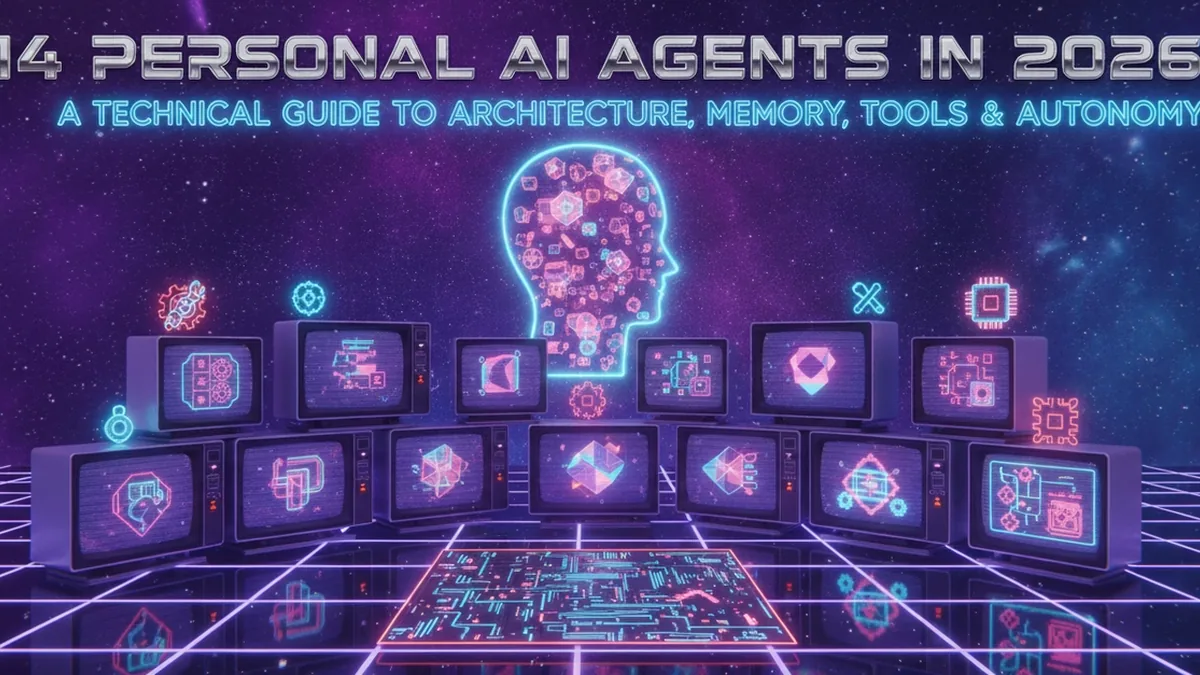14 Personal AI Agents in 2026: A Technical Guide to Architecture, Memory, Tools & Autonomy