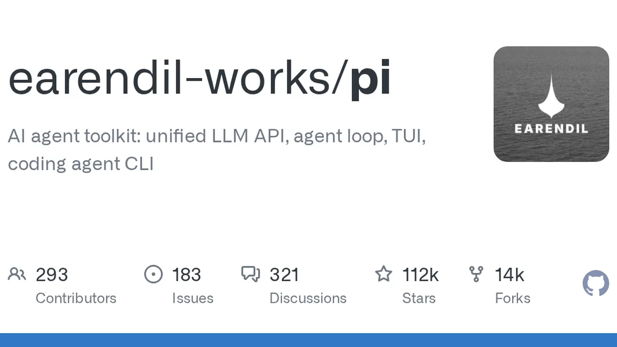 AI agent toolkit: unified LLM API, agent loop, TUI, coding agent CLI - earendil-works/pi
