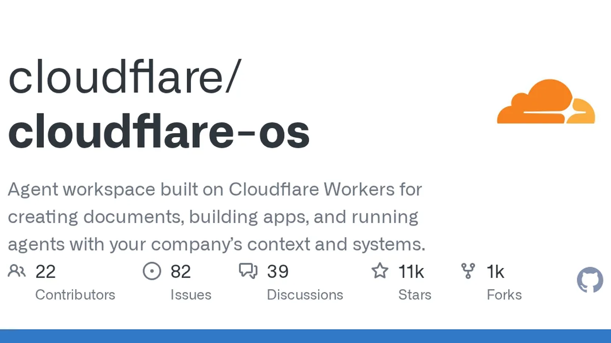 Agent workspace built on Cloudflare Workers for creating documents, building apps, and running agents with your company’s context and systems. - cloudflare/cloudflare-os