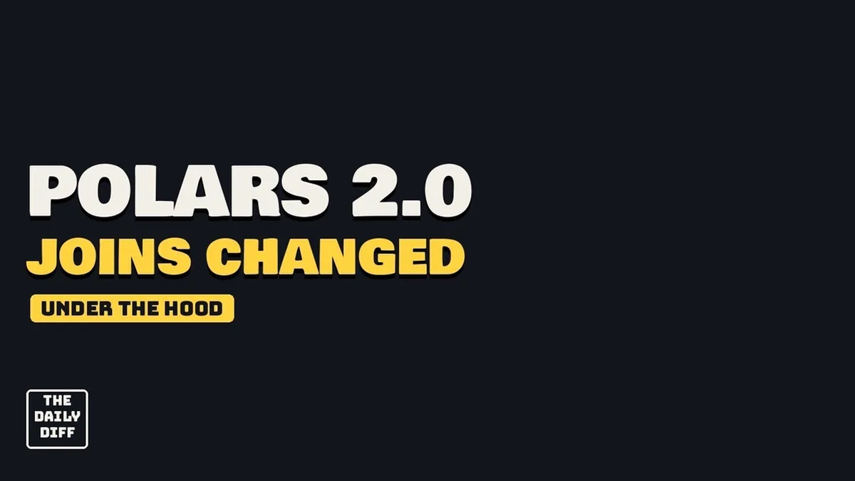 Polars 2.0: why joins no longer keep their row order
