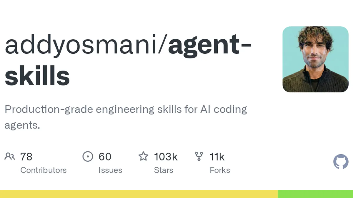Production-grade engineering skills for AI coding agents. - addyosmani/agent-skills