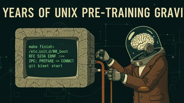 What LLMs 'Know' That You Don't Know They Know: Stop Inventing Prompt DSLs and Ride 50 Years of Unix Pre-Training Gravity
