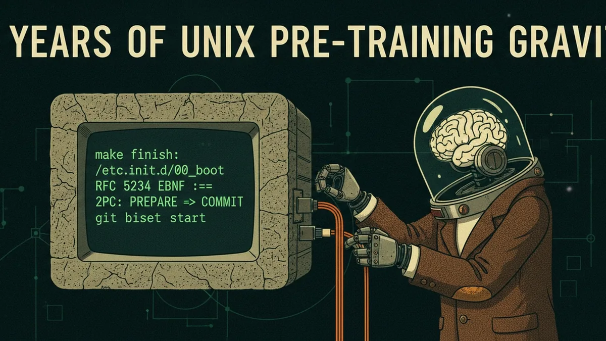 What LLMs 'Know' That You Don't Know They Know: Stop Inventing Prompt DSLs and Ride 50 Years of Unix Pre-Training Gravity