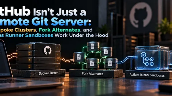 GitHub Isn't Just a Remote Git Server: How Spoke Clusters, Fork Alternates, and Actions Runner Sandboxes Work Under the Hood