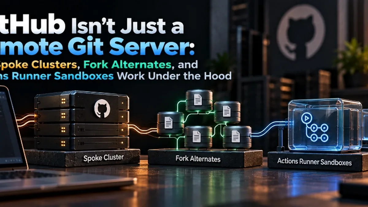 GitHub Isn't Just a Remote Git Server: How Spoke Clusters, Fork Alternates, and Actions Runner Sandboxes Work Under the Hood