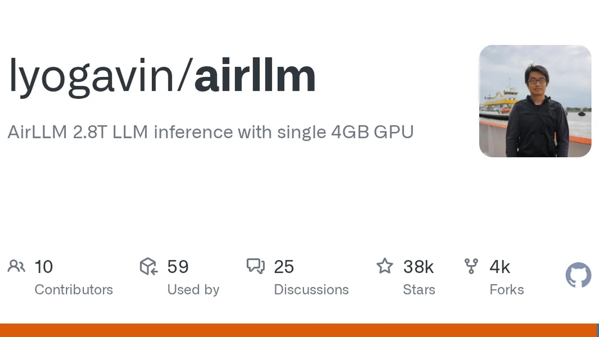 AirLLM 2.8T LLM inference with single 4GB GPU. Contribute to lyogavin/airllm development by creating an account on GitHub.