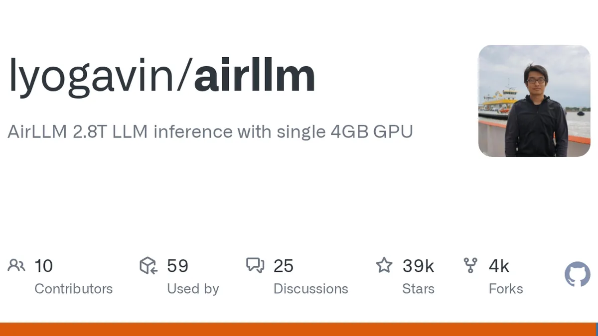 AirLLM 2.8T LLM inference with single 4GB GPU. Contribute to lyogavin/airllm development by creating an account on GitHub.