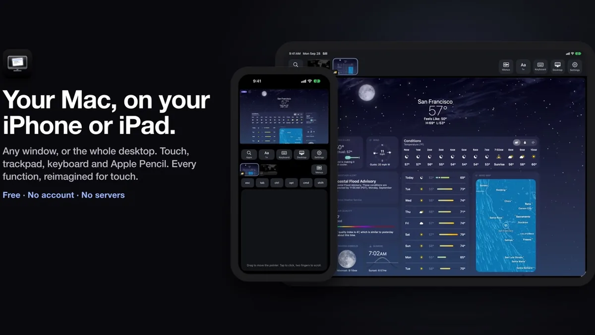 Any window from your Mac, live on your iPhone or iPad. Touch, Apple Pencil, trackpad and keys. Free, open source, no servers. - Saffsanity/sill