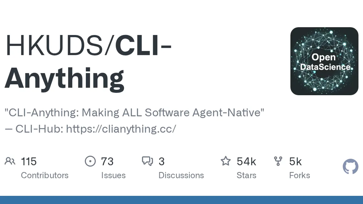 "CLI-Anything: Making ALL Software Agent-Native" -- CLI-Hub: https://clianything.cc/ - HKUDS/CLI-Anything