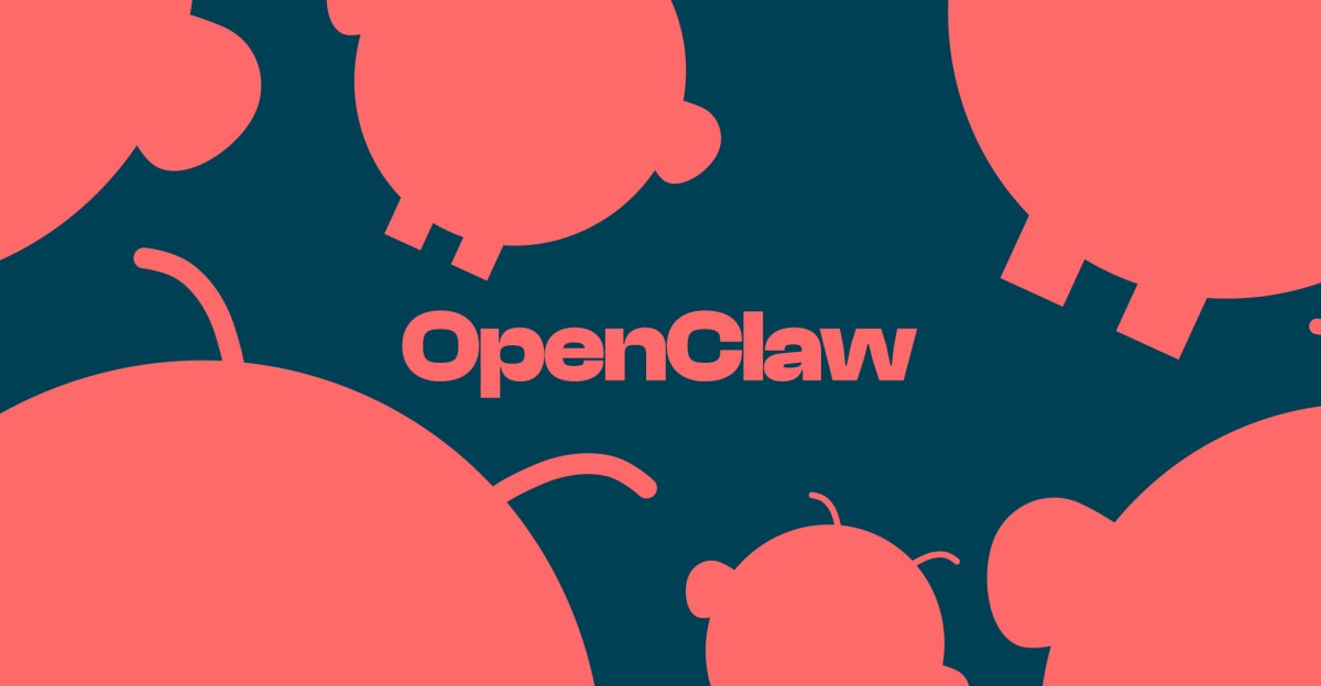 The OpenClaw logo on a dark blue background.