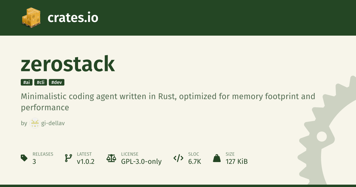 Zerostack – A Unix-inspired coding agent written in pure Rust