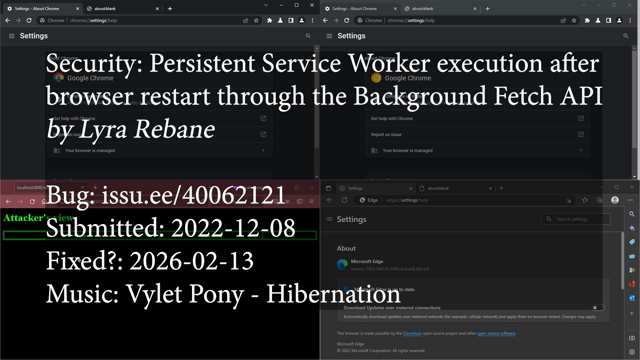 Chromium publishes fixed exploit 4 years later, turns out it's actually unfixed