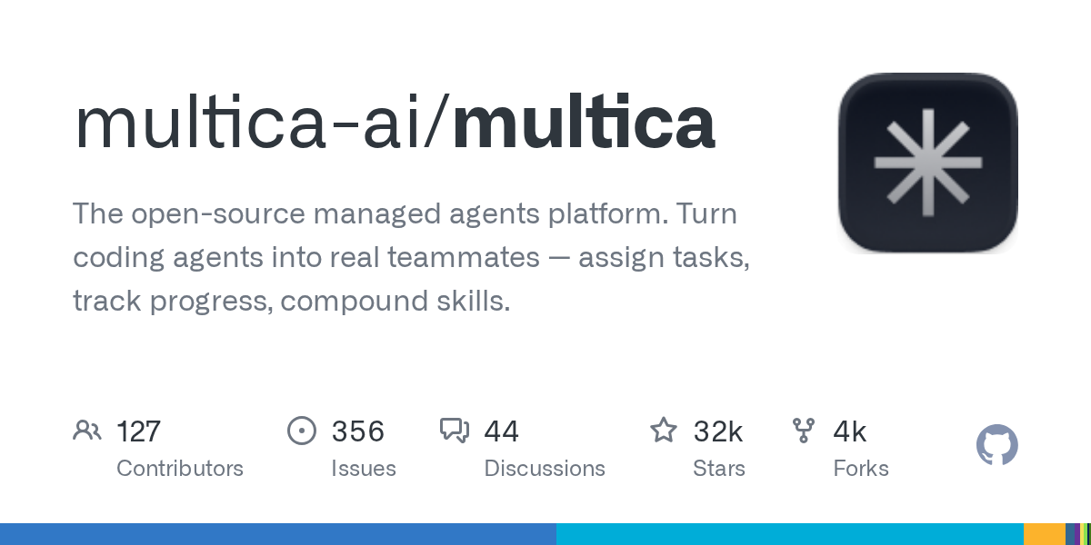 The open-source managed agents platform. Turn coding agents into real teammates — assign tasks, track progress, compound skills. - multica-ai/multica