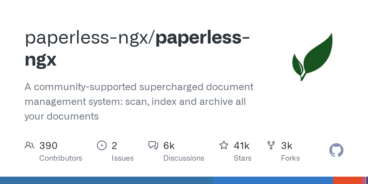 A community-supported supercharged document management system: scan, index and archive all your documents - paperless-ngx/paperless-ngx