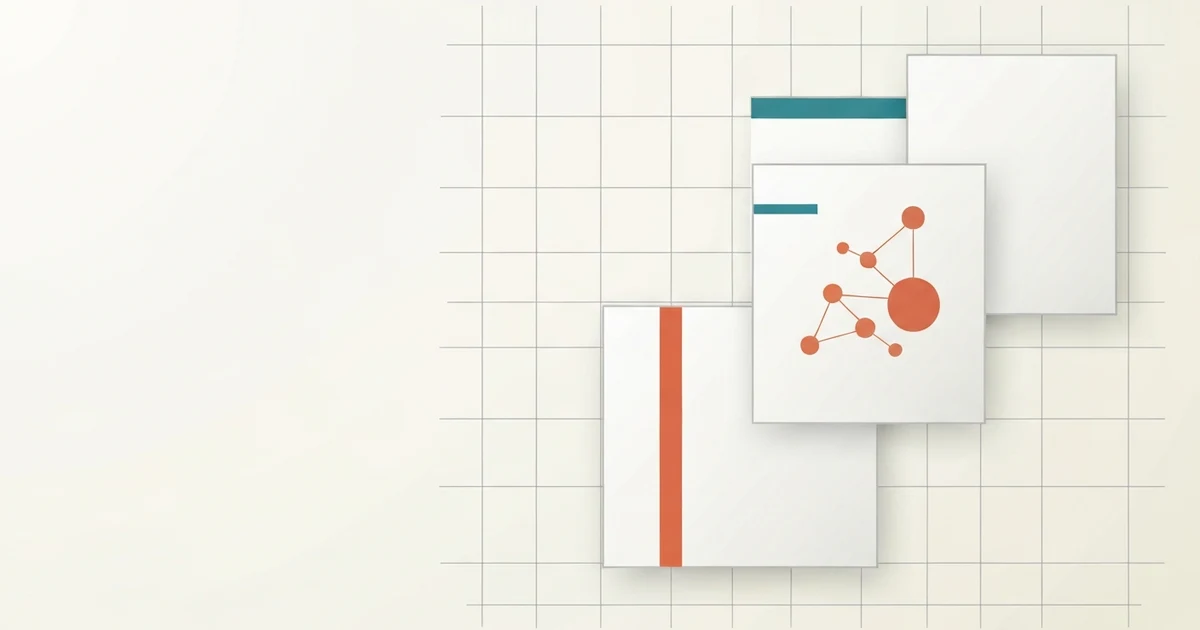 Geometric architectural composition representing collaborative idea development — Four Signals Spark